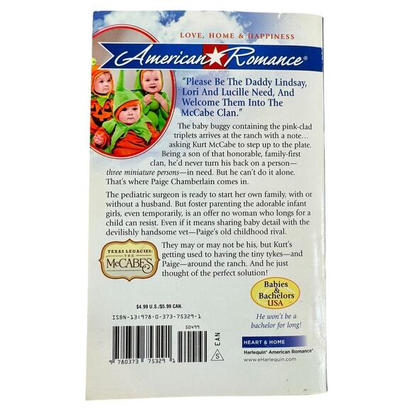 The Triplets' First Thanksgiving by Cathy Gillen Thacker (Paperback) - Picture 2 of 6